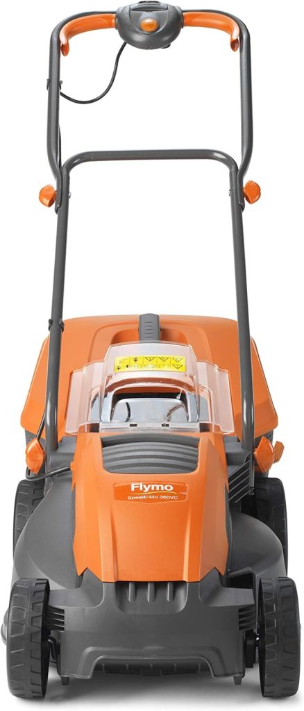 Flymo Speedi-Mo 360VC Electric Rotary Lawn Mower, 1500W, 36cm Cutting Width, 40 L Grass Box, 967663301