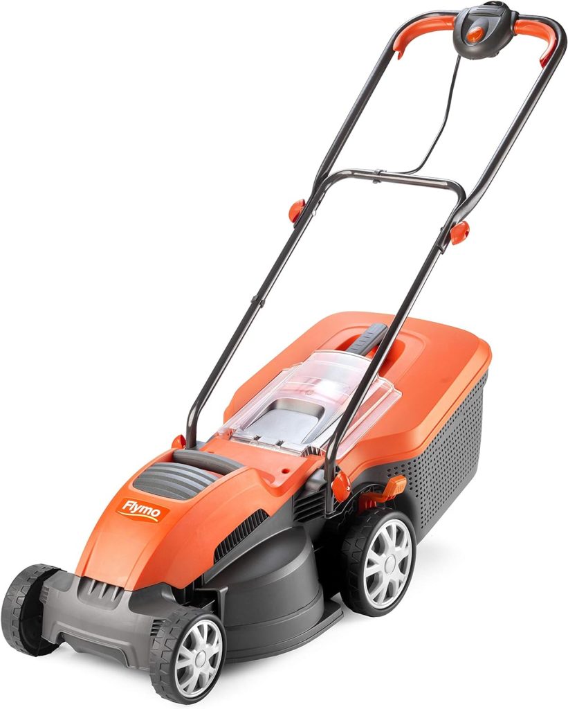 Flymo Speedi-Mo 360VC Electric Rotary Lawn Mower, 1500W, 36cm Cutting Width, 40 L Grass Box, 967663301