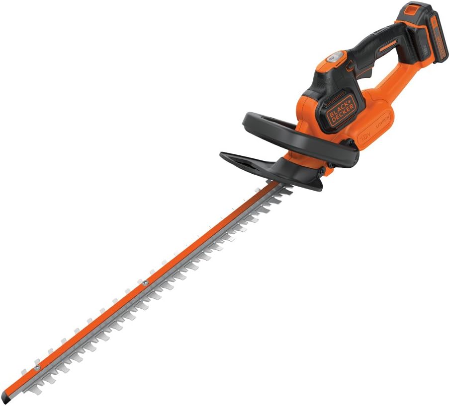 BLACK + DECKER | GTC18452PC-GB 18V 45cm Anti-jam Hedge Trimmer, 18 V, Orange