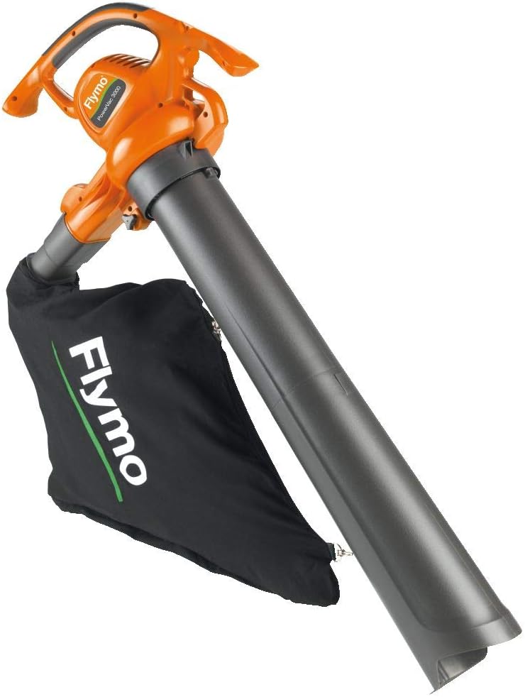 Flymo PowerVac 3000 3-in-1 Electric Garden Blower Vac, 3000 W